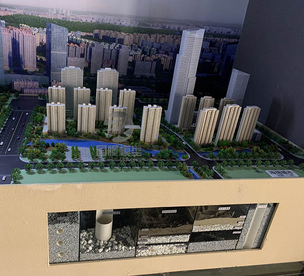 义马市建筑模型